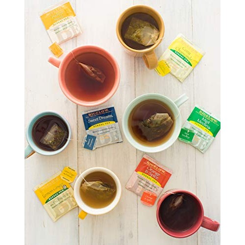 Bigelow Herbal Tea 6 Flavor Variety Pack, Caffeine Free Herbal T