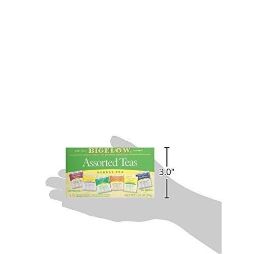 Bigelow Herbal Teas Six Flavor Assortment, 18 Bags