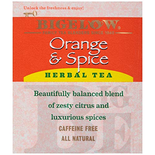 Bigelow Orange &Amp; Spice Herbal Tea 28-Count Box Pack Of 3 Caffe