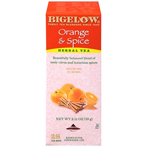 Bigelow Orange &Amp; Spice Herbal Tea 28-Count Box Pack Of 3 Caffe