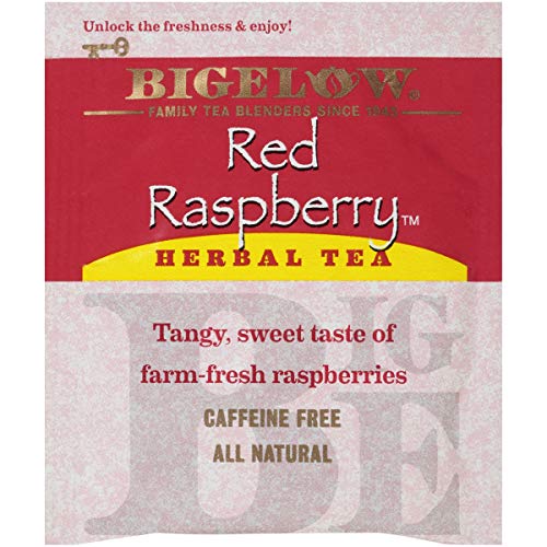 Bigelow Red Raspberry Herbal Tea Bags, 20 Count Box Pack Of 6