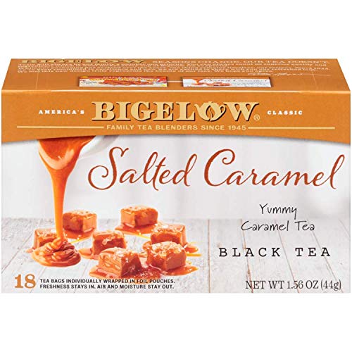 Bigelow Salted Caramel Black Tea Bags, 18 Count Box Pack Of 6
