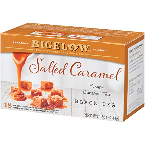 Bigelow Salted Caramel Black Tea Bags, 18 Count Box Pack Of 6