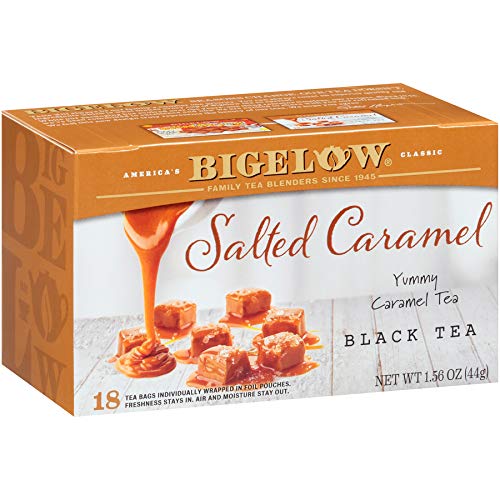 Bigelow Salted Caramel Black Tea Bags, 18 Count Box Pack Of 6