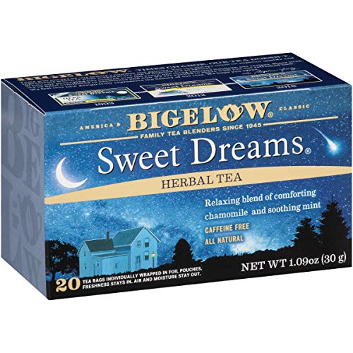 Bigelow Sweet Dreams Herbal Tea 20 Bags Pack Of 6, 120 Tea Bag