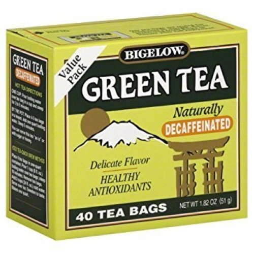Bigelow Organic Decaffeinated Green Tea - 6 Per Case.