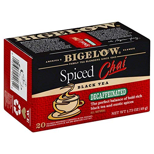 Bigelow Tea Decaf Chai Spiced 20 Bags 3 Pack