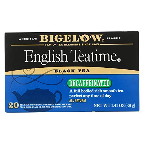 Bigelow Tea Decaf English Teatime 20 Bags Pack Of 6