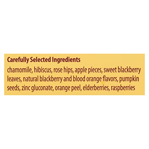 Bigelow Tea Herbal Teas Blackberry Citrus plus Zinc, 18 Count P...