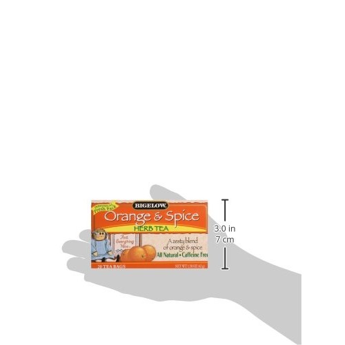 Bigelow Tea Orange And Spice Tea, 20 Ct