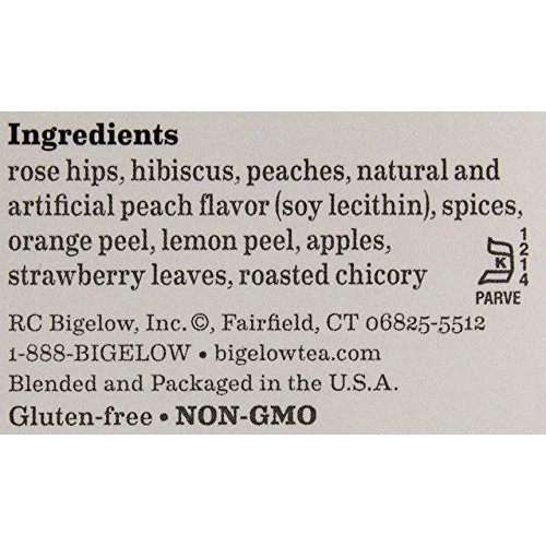 Bigelow Tea Peach Tea, 20 Count