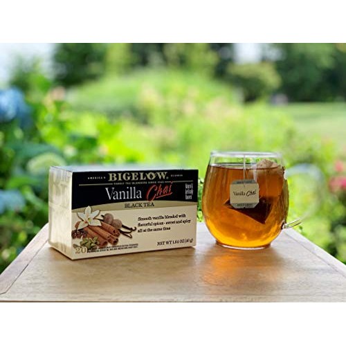 Bigelow Vanilla Chai Black Tea Bags 20-Count Box Pack Of 6, Ca