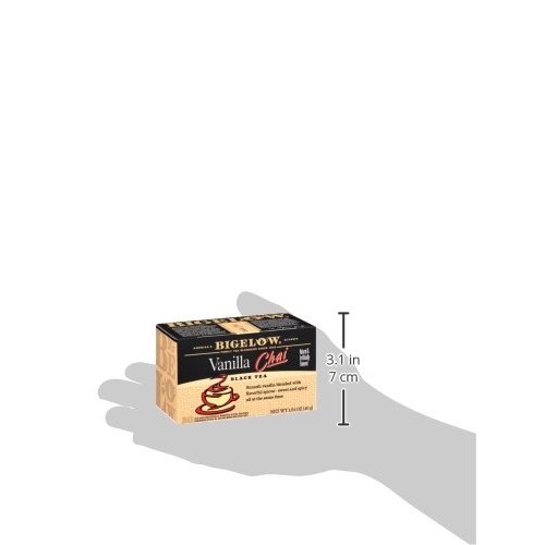 Bigelow Vanilla Chai Black Tea Bags 20-Count Box Pack Of 6, Ca