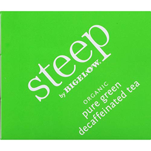 Steep By Bigelow Organic Pure Caffeine-Free Green Tea, 20 Count