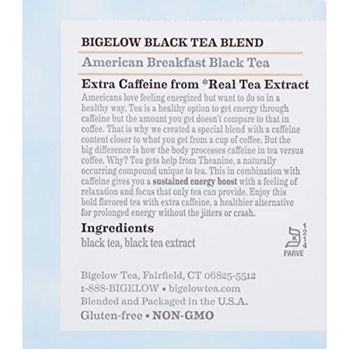 Bigelow American Breakfast Black Tea Bags, 20 Count Box Pack of...