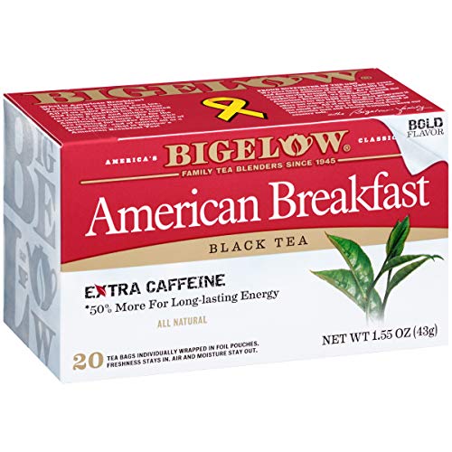 Bigelow American Breakfast Black Tea Bags, 20 Count Box Pack of...