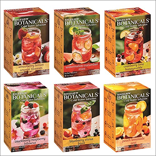 Bigelow Botanicals Cold Water Herbal Infusion Variety Pack, Caff