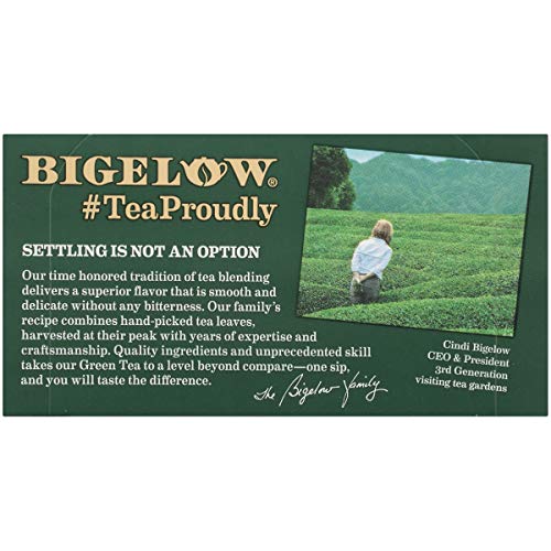 Bigelow Classic Green Tea, Caffeinated, 20 Count Pack of 6, 12...