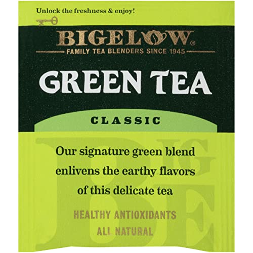 Bigelow Classic Green Tea, Caffeinated, 20 Count Pack of 6, 12...