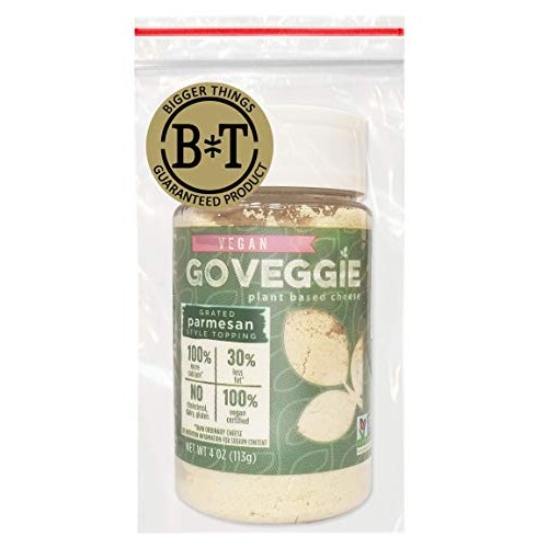 Go Veggie! Dairy-Free Grated Parmesan Cheese | Vegan, Vegetarian Go Veggie! Dairy-Free Grated Parmesan Cheese | Vegan, Vegetarian
