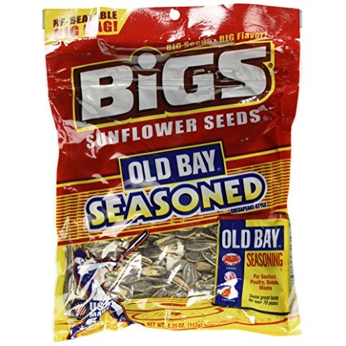 Bigs Old Bay Seasoned Sunflower Seeds 5.35Oz Bag