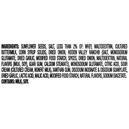 Bigs Hidden Valley Ranch Sunflower Seeds, 5.35-Ounce Bags Pack