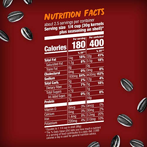 BIGS Sizzlin Bacon Sunflower Seeds, 5.35-oz. Bag Pack of 12