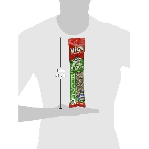 Bigs Sunflower Seeds Slammer, Vlasic Dill Pickle, 2.75-Ounce Pa