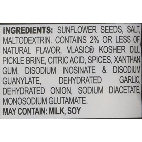 Bigs Vlasic Dill Pickle Sunflower Seeds, 5.35-Ounce Bags Pack O