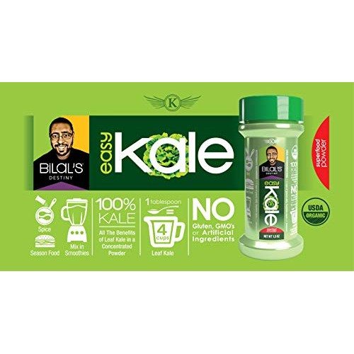 Bilals Easykale Superfood Seasoning. Dried Kale Powder Kids Lov
