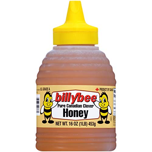 Billy Bee Pure Canadian Clover Honey, 16 Oz Pack Of 6