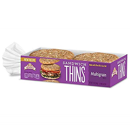Arnold Select Sandwich Thins Multi-Grain 12 oz Pack of 6 - 2 P...