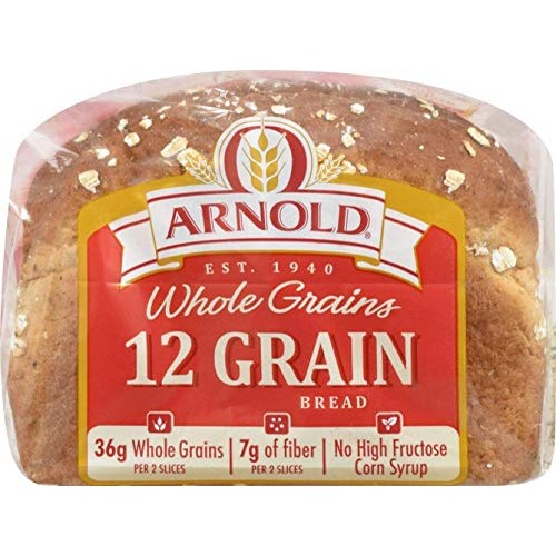 Arnold Whole Grains 12 Grain Sliced Bread, 24 Oz - 2 Loaves