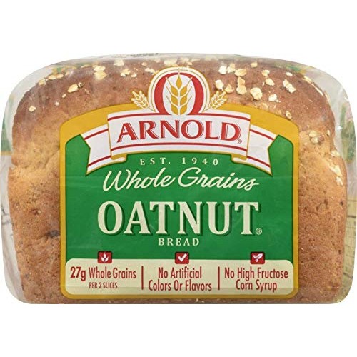 Arnold Whole Grains Oatnut Sliced Bread, 24 Oz - 2 Loaves