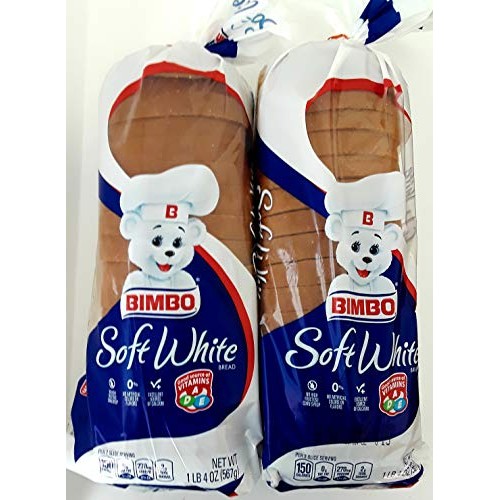 Bimbo Soft White Bread Family Size-2Pack
