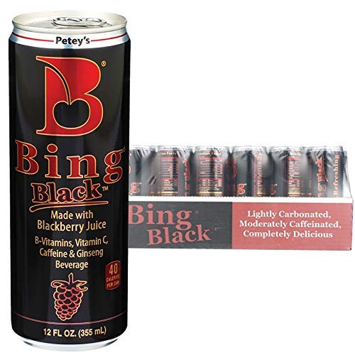 Bing Beverage Company Bing Black, 12 Fl Oz Pack Of 24 Bing Beverage Company Bing Black, 12 Fl Oz Pack Of 24