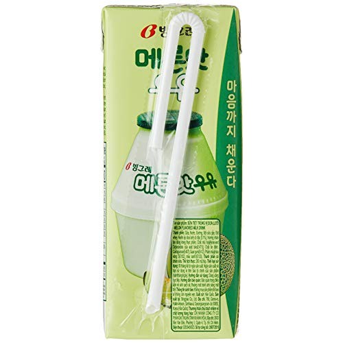 Binggrae Melon Flavored Milk Drink 200Ml 6-Pack Net 41 Fl Oz