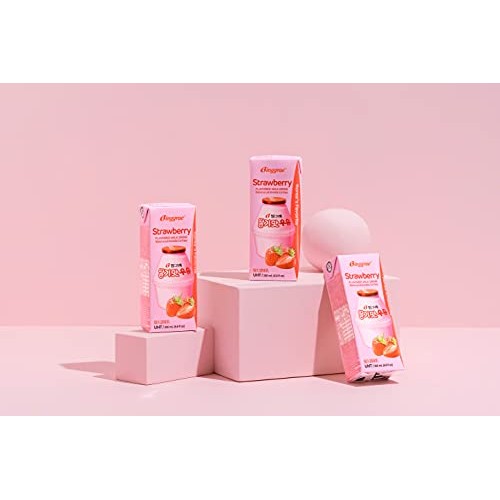 Binggrae Strawberry Flavored Milk Pack Of 6