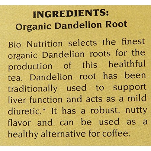 Bio Nutrition Dandelion Root Tea Bags, 2.1 Ounce