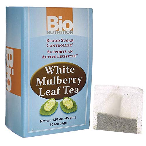 Bio Nutrition White Mulberry Leaf Tea, 30 Count
