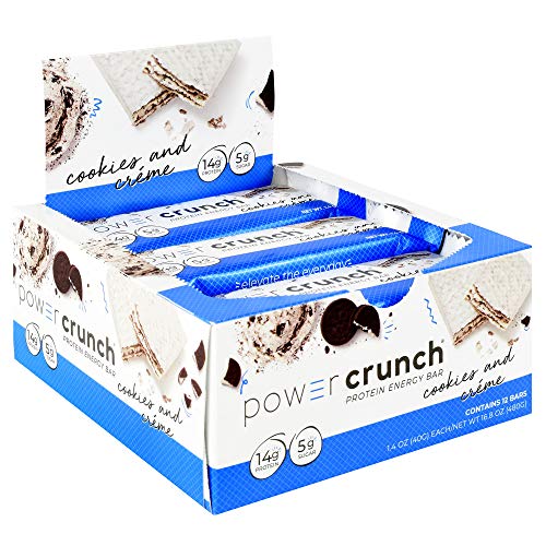 Power Crunch High Protein Energy Snack, Cookies &Amp; Creme, 1.4-Oun