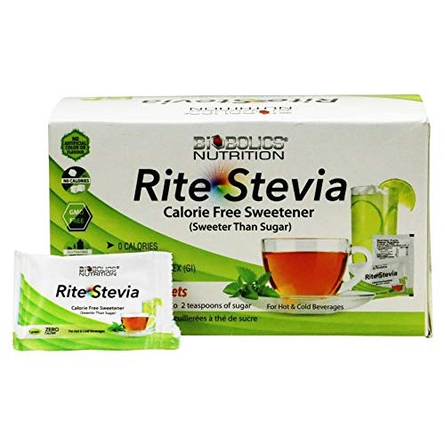 Rite Stevia Packets 100 Count 1G Sachets – Pure Raw Granulated 0