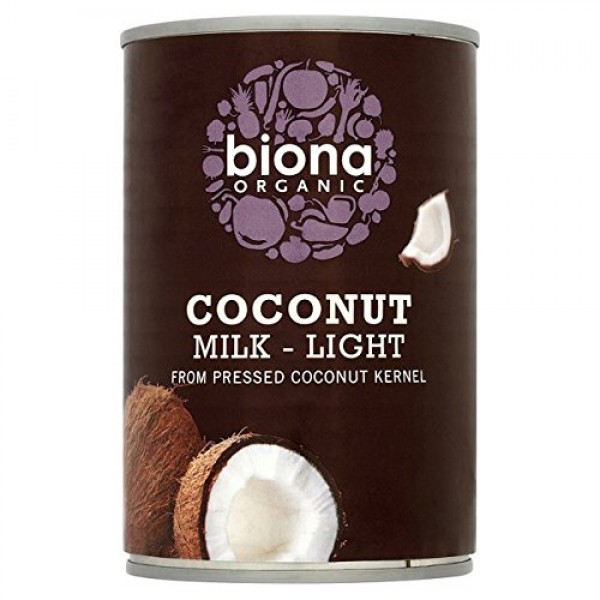 4 Pack - Biona - Coconut Milk Light 9% Fat | 400Ml | 4 Pack Bu