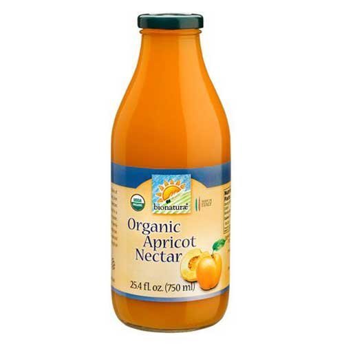 Bionaturae Organic Apricot Fruit Nectar, 25.4 Ounce - 6 Per Case.