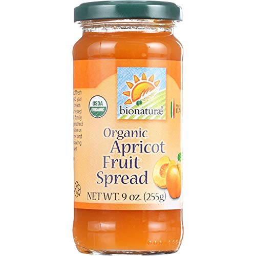 Bionaturae Organic Apricot Fruit Spread | Non-Gmo | Usda Certifi