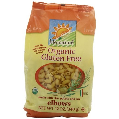 Bionaturae Organic Gluten Free Pasta, Elbow, 12 Ounce - Pack Of 12