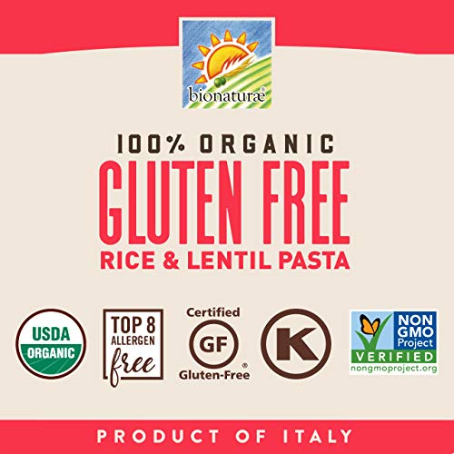 Bionaturae Penne Rigate Gluten-Free Pasta | Rice And Lentil Penn