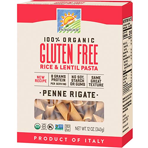 Bionaturae Penne Rigate Gluten-Free Pasta | Rice And Lentil Penn