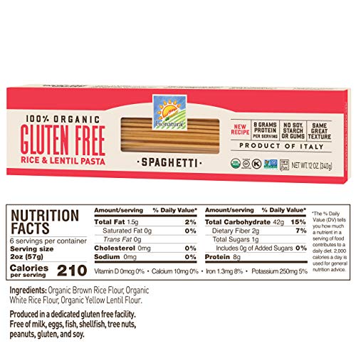 Bionaturae Spaghetti Gluten-Free Pasta | Rice And Lentil Spaghet