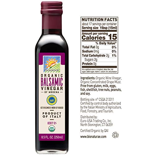 Bionaturae Vinegar Balsamic | Organic Balsamic Vinegar | Modena
